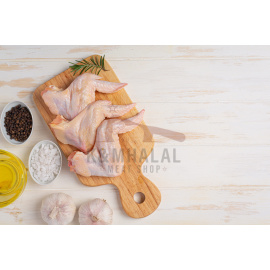 Raw chicken wing