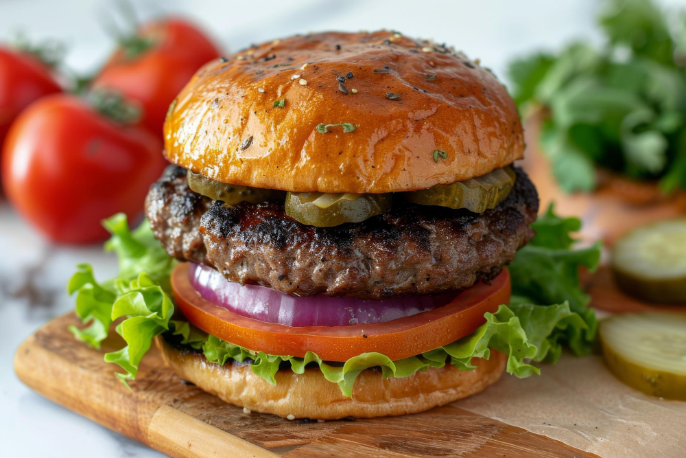 Classic beef burger